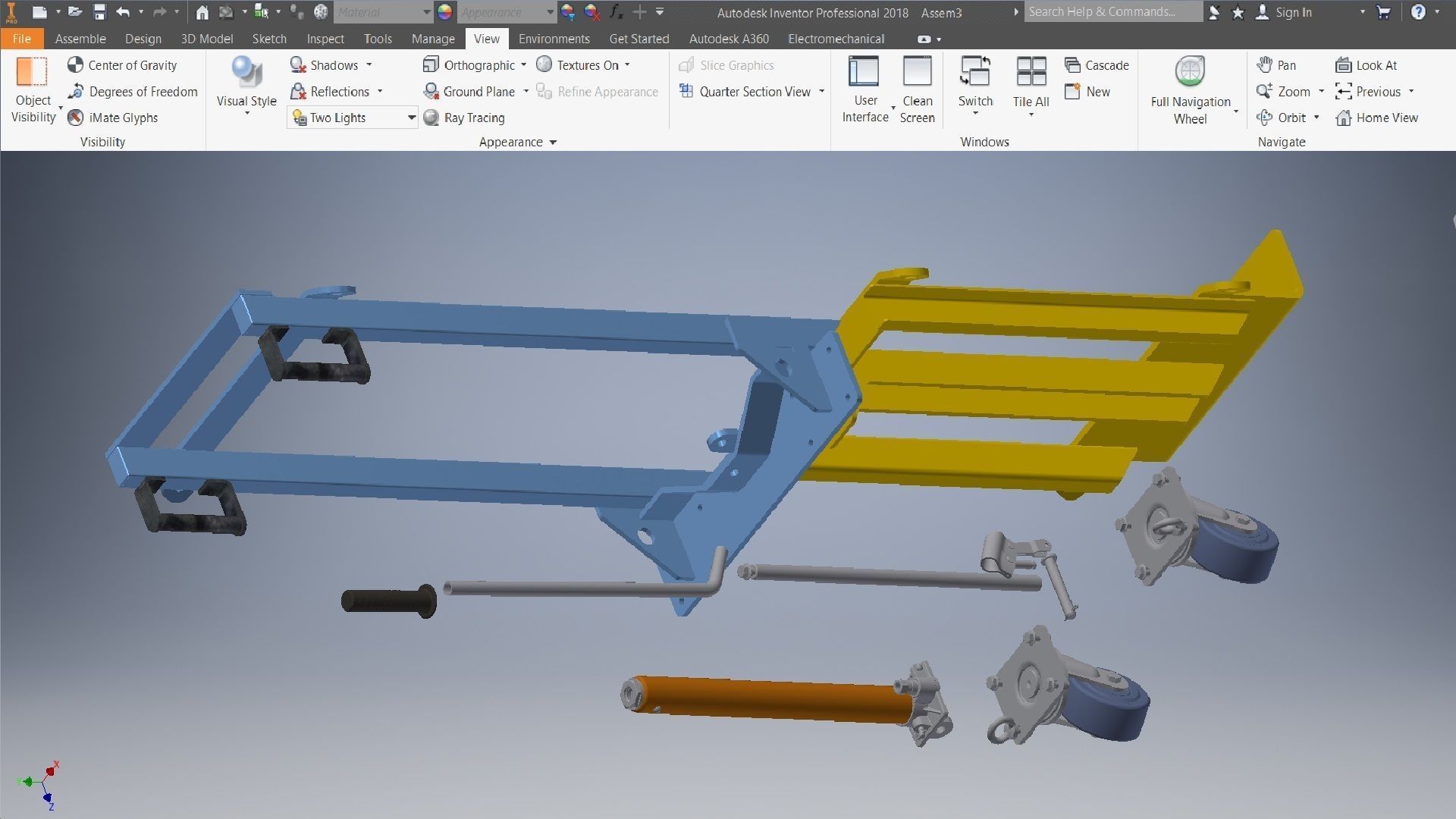 handheld forklifts 3d model 3D model_10