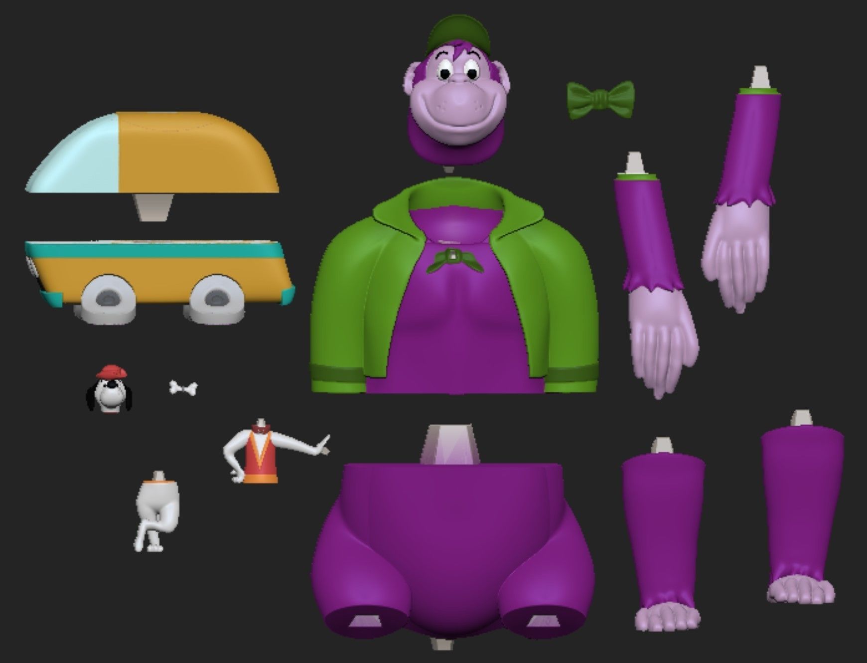 The Great Grape Ape - Joao Grandao 3D print model_2