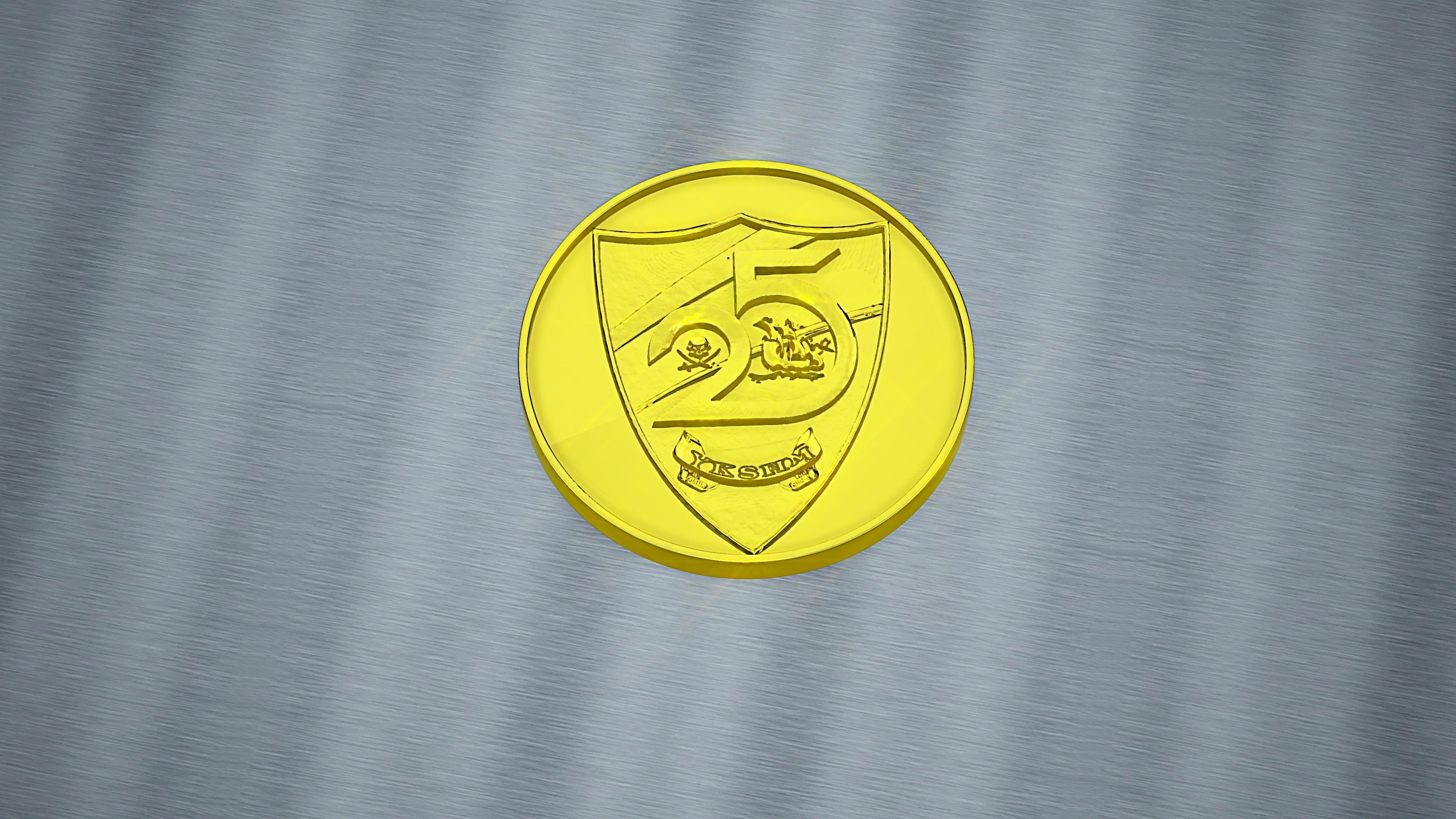 Pirate Emblem 3D print model_3