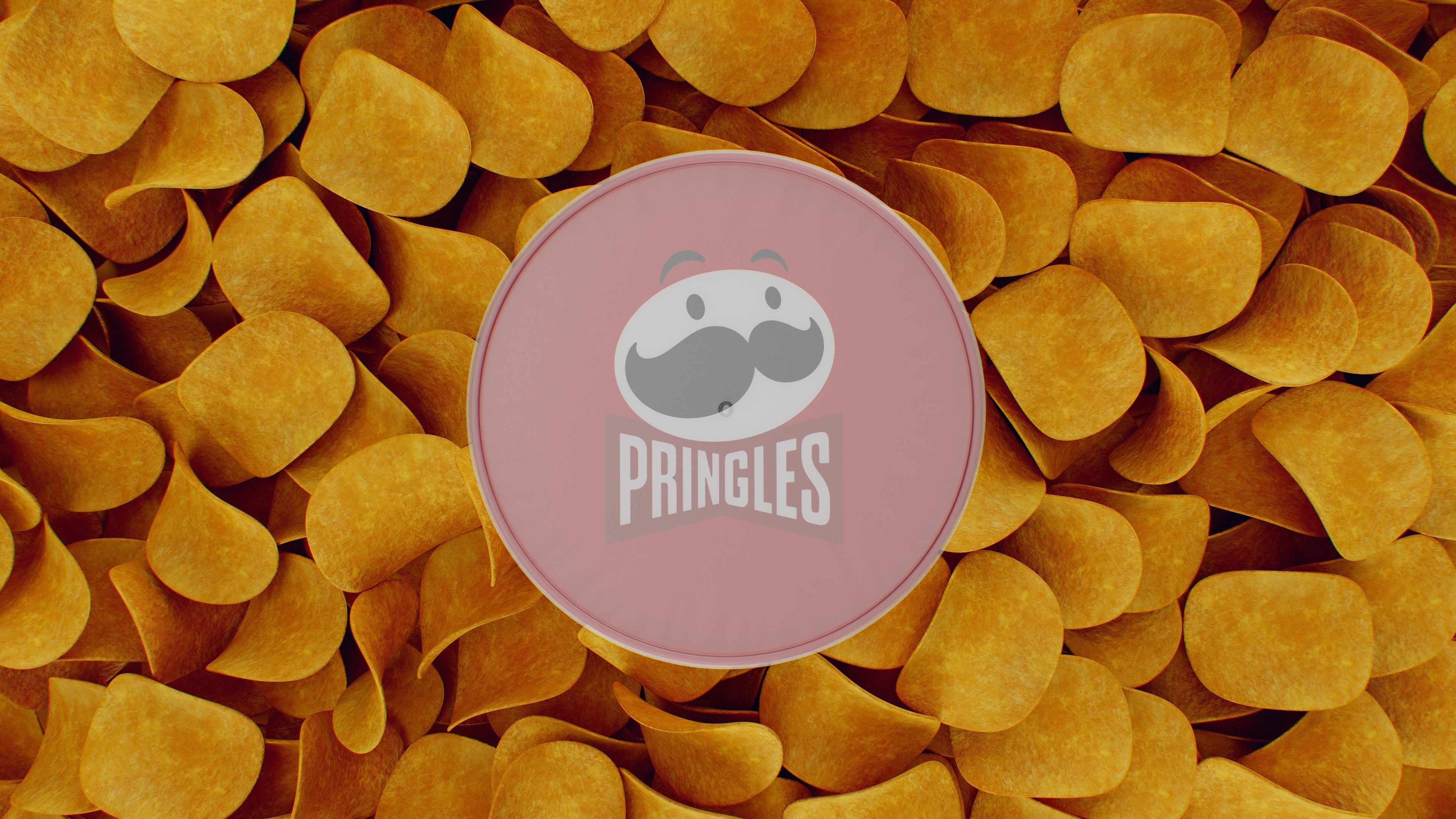 Pringles Original Low-poly 3D model_4