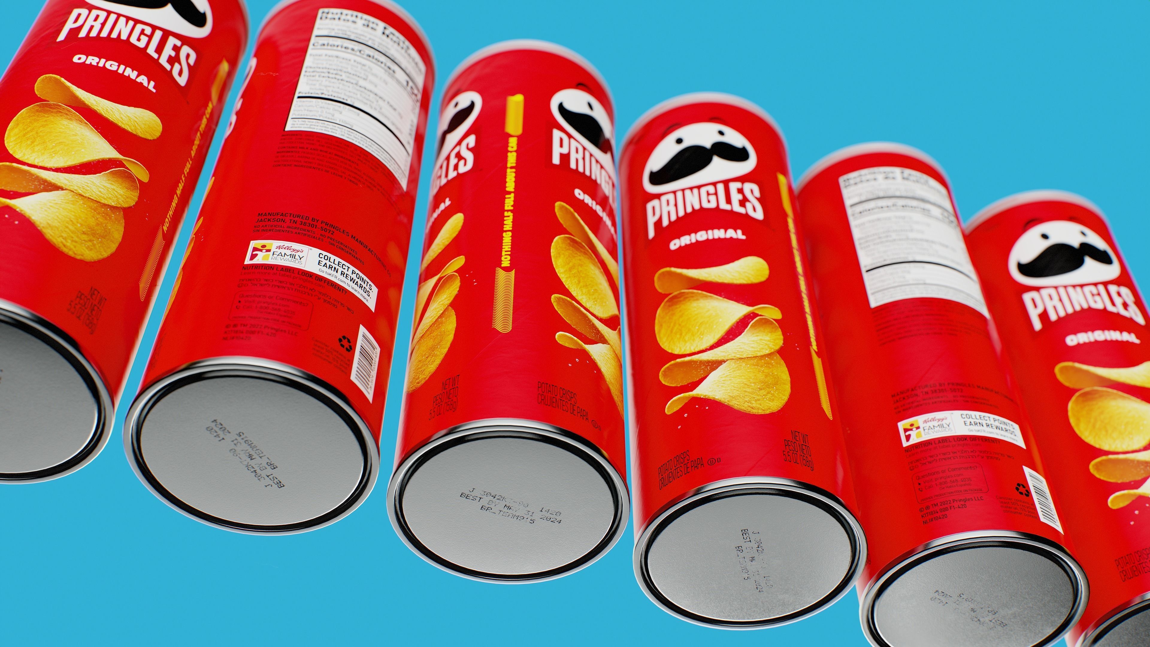 Pringles Original Low-poly 3D model_12