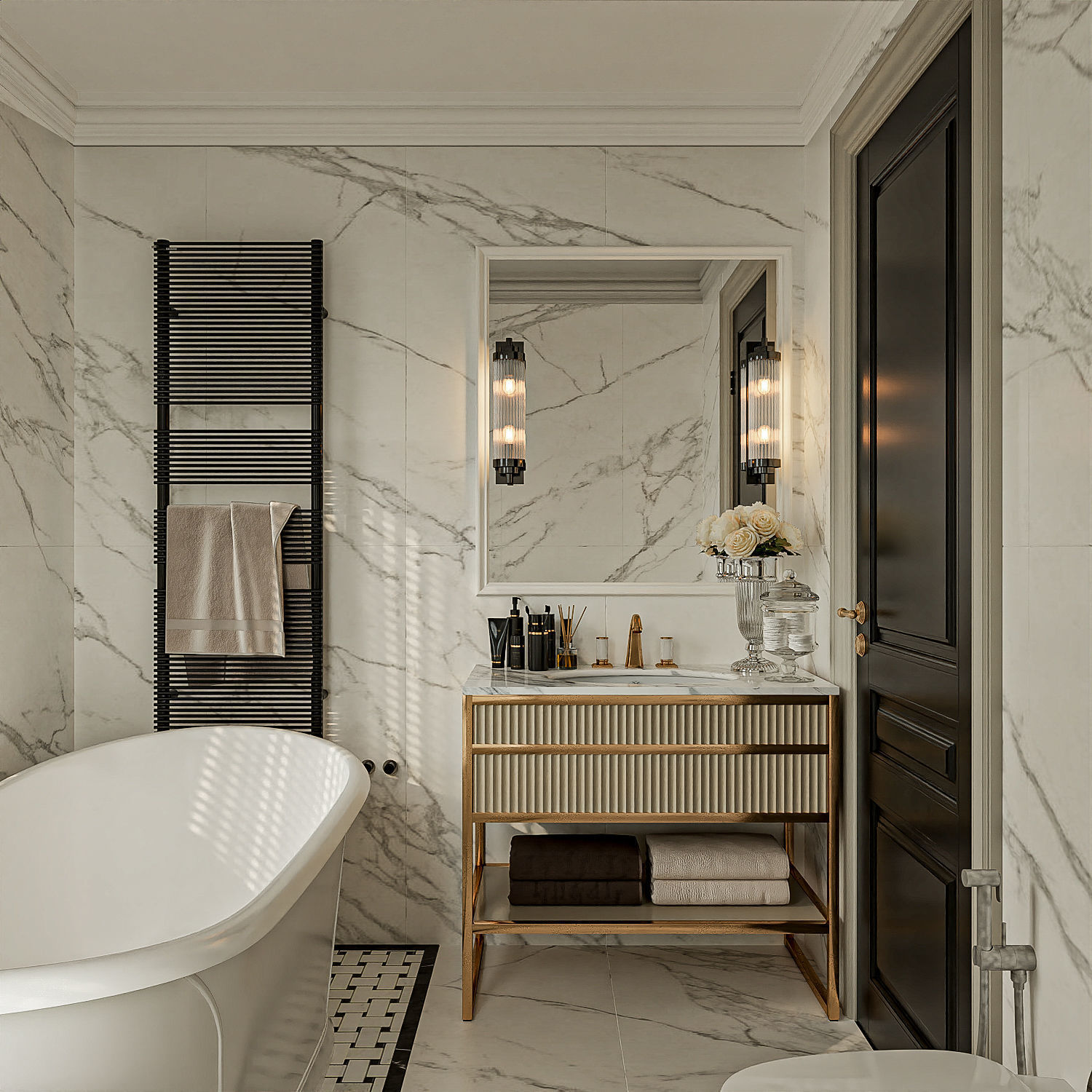 BedRoom NeoClassic 3D model_4