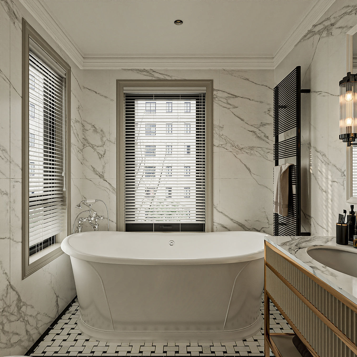 BedRoom NeoClassic 3D model_2