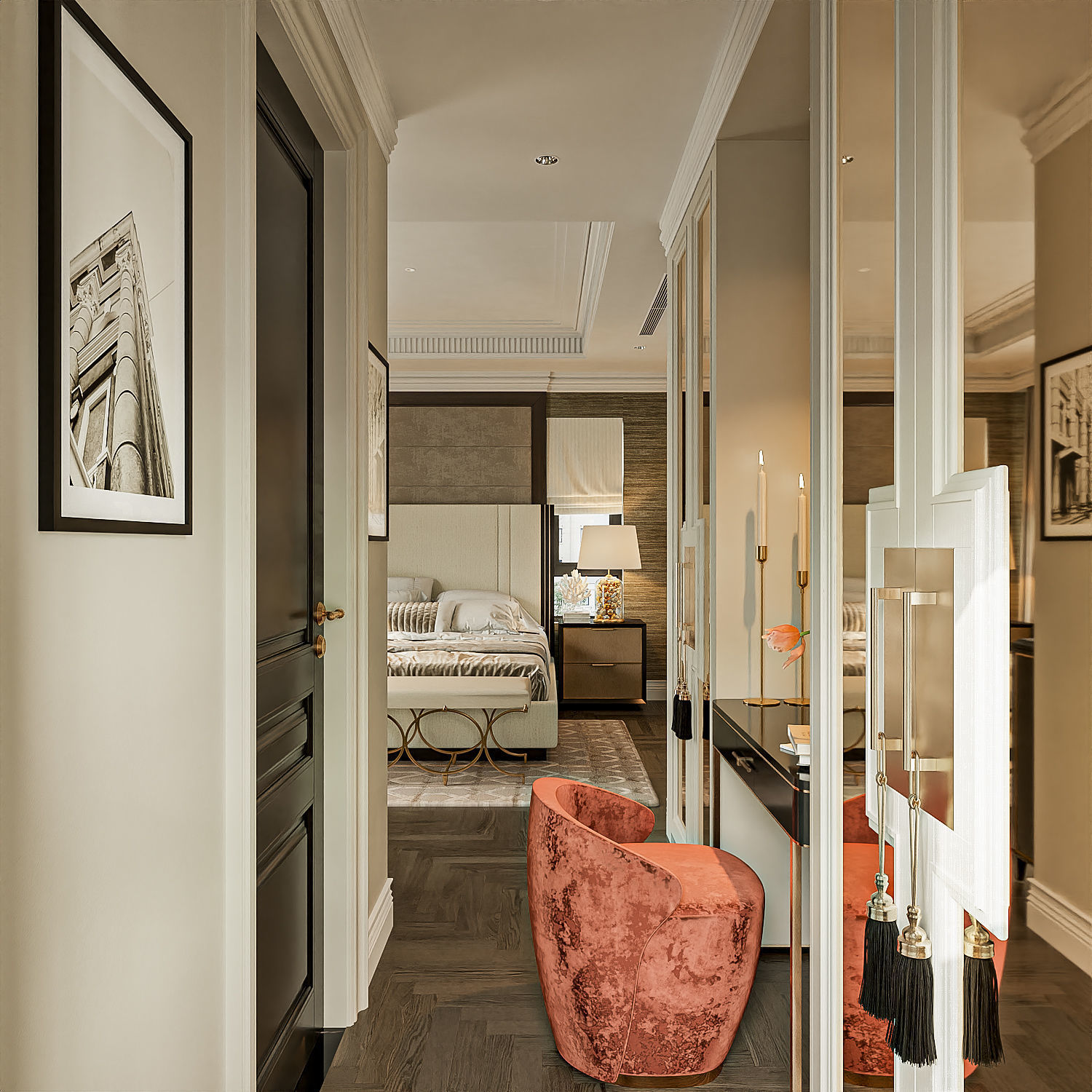 BedRoom NeoClassic 3D model_8