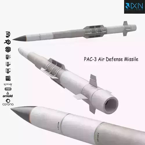 PAC-3 Air Defense Missile 3D model