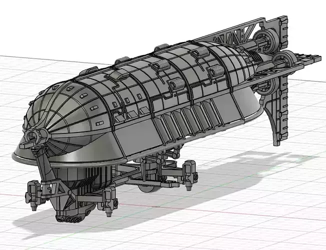 Fallout 4 - Prydwen Model 3D print model