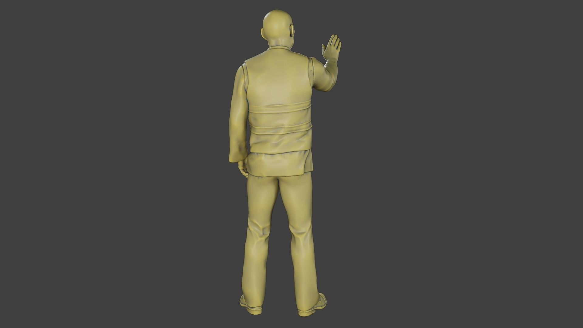 Male Security reflective vest MSRV 010 3D print model_25