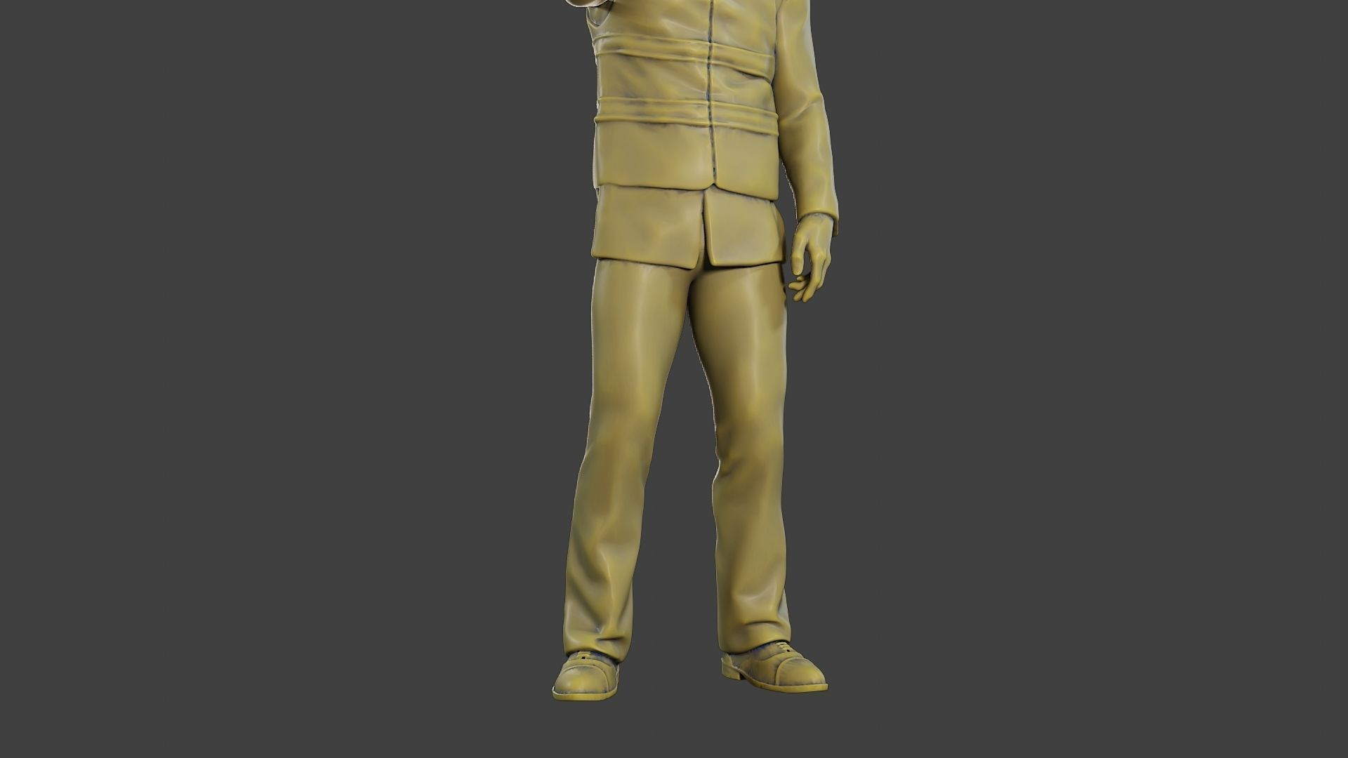 Male Security reflective vest MSRV 010 3D print model_28