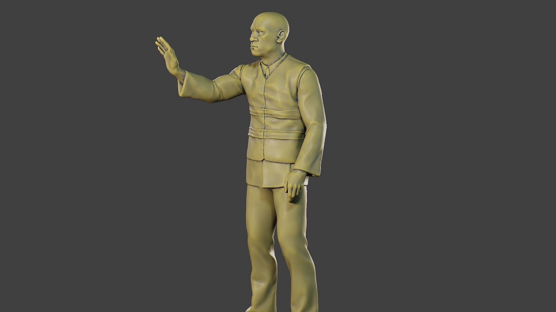 Male Security reflective vest MSRV 010 3D print model_27