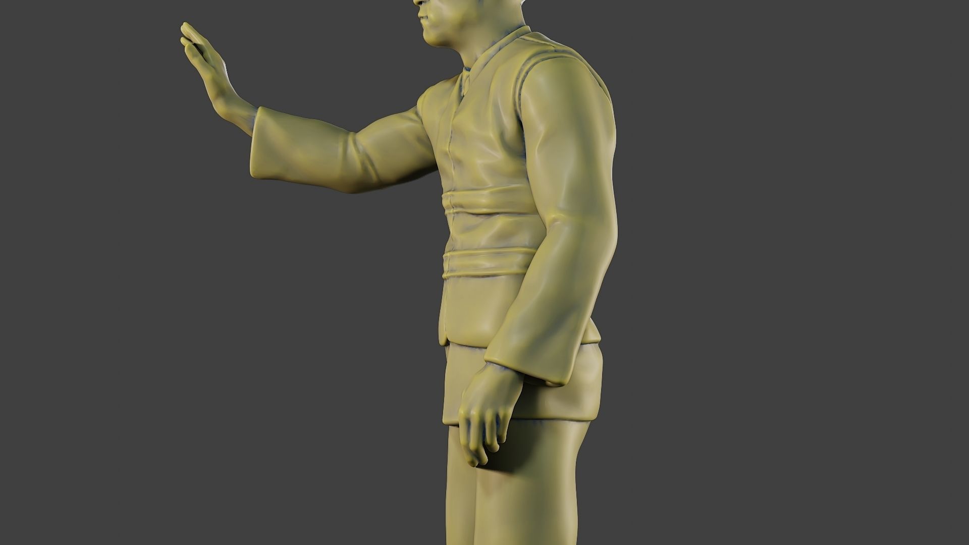 Male Security reflective vest MSRV 010 3D print model_17