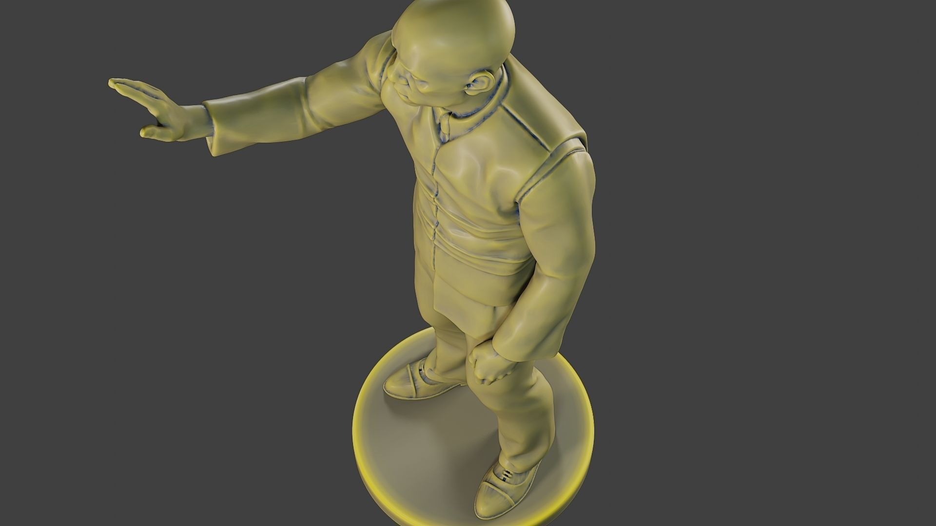 Male Security reflective vest MSRV 010 3D print model_16