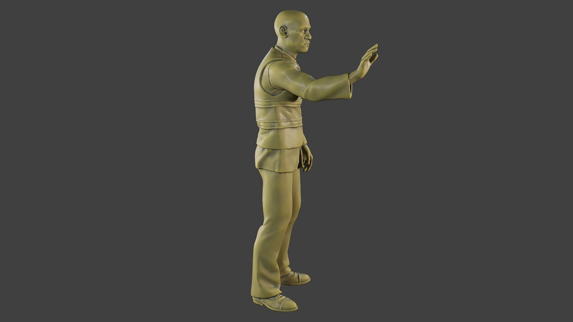 Male Security reflective vest MSRV 010 3D print model_30