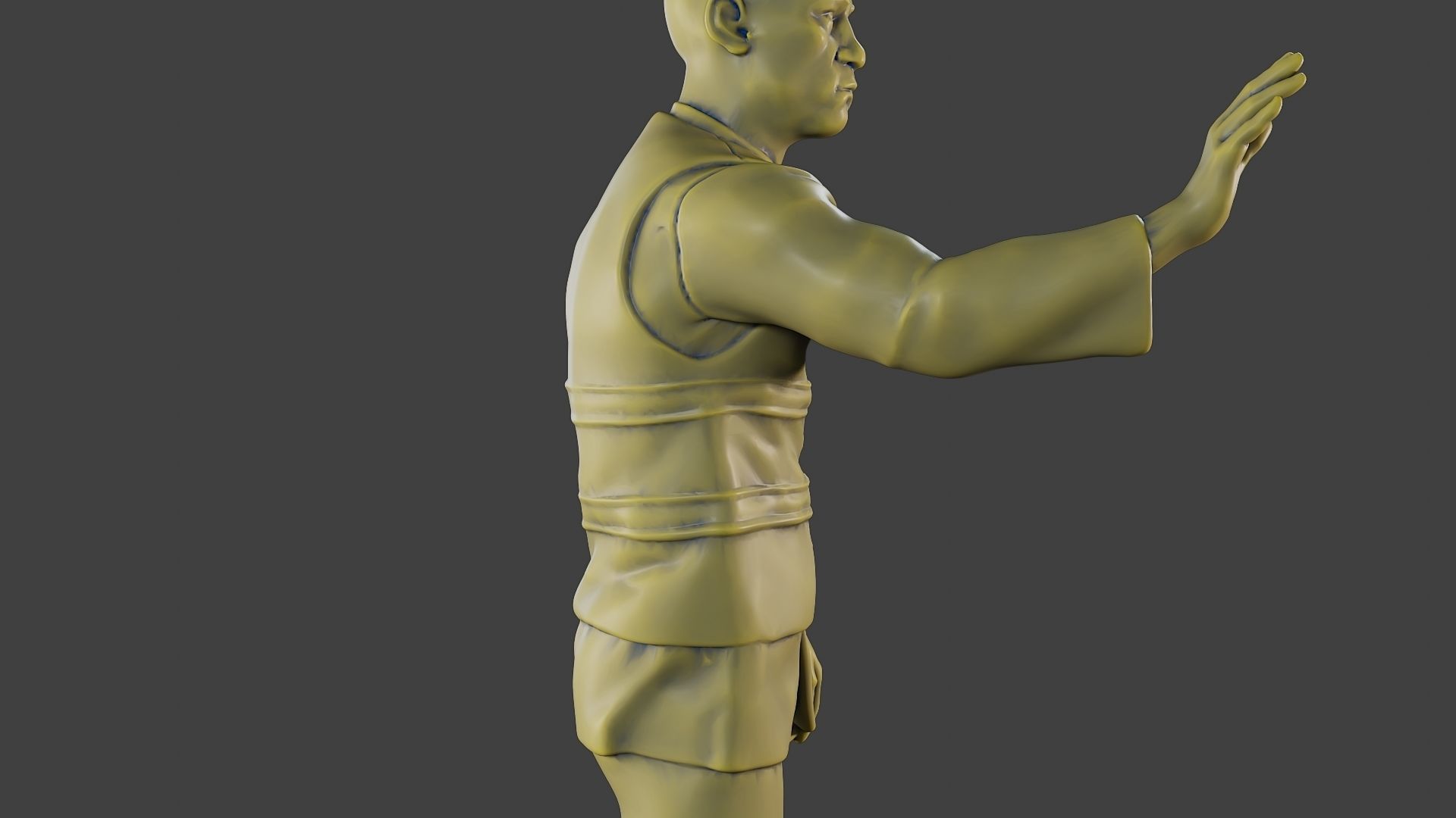 Male Security reflective vest MSRV 010 3D print model_20