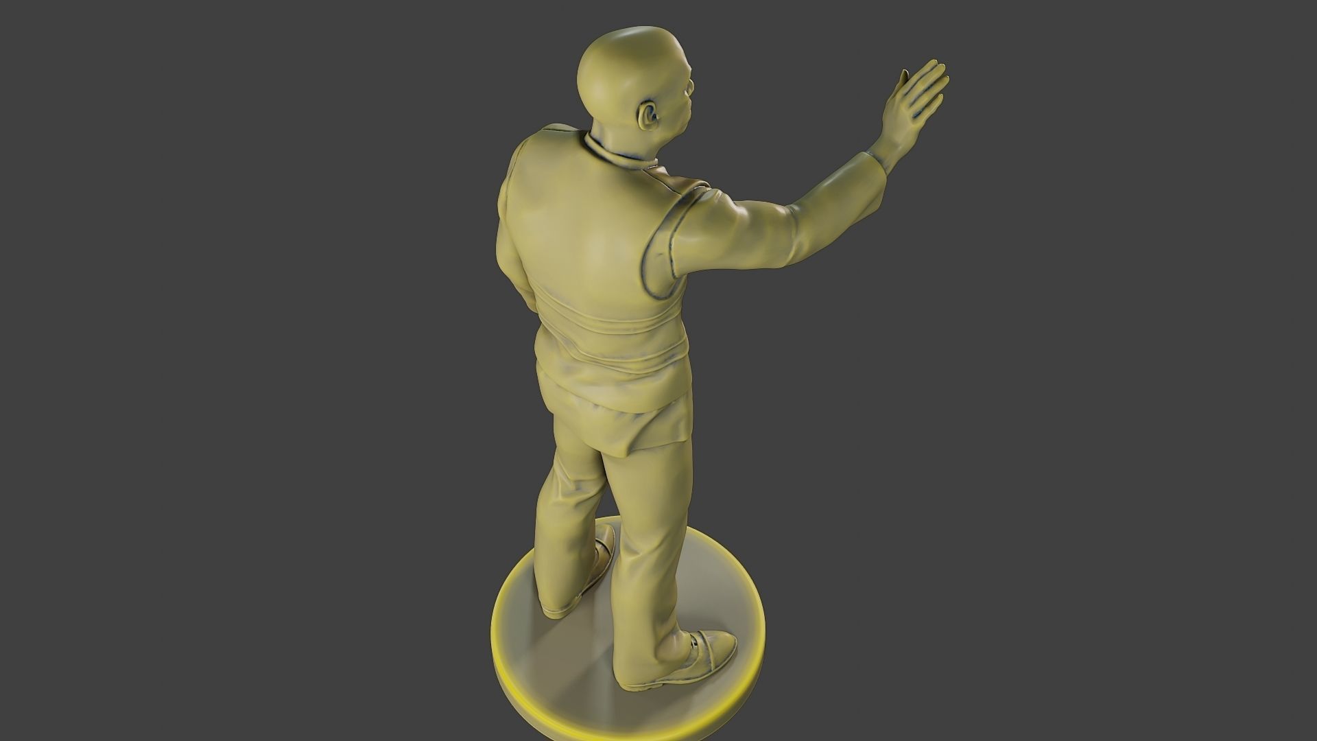 Male Security reflective vest MSRV 010 3D print model_22