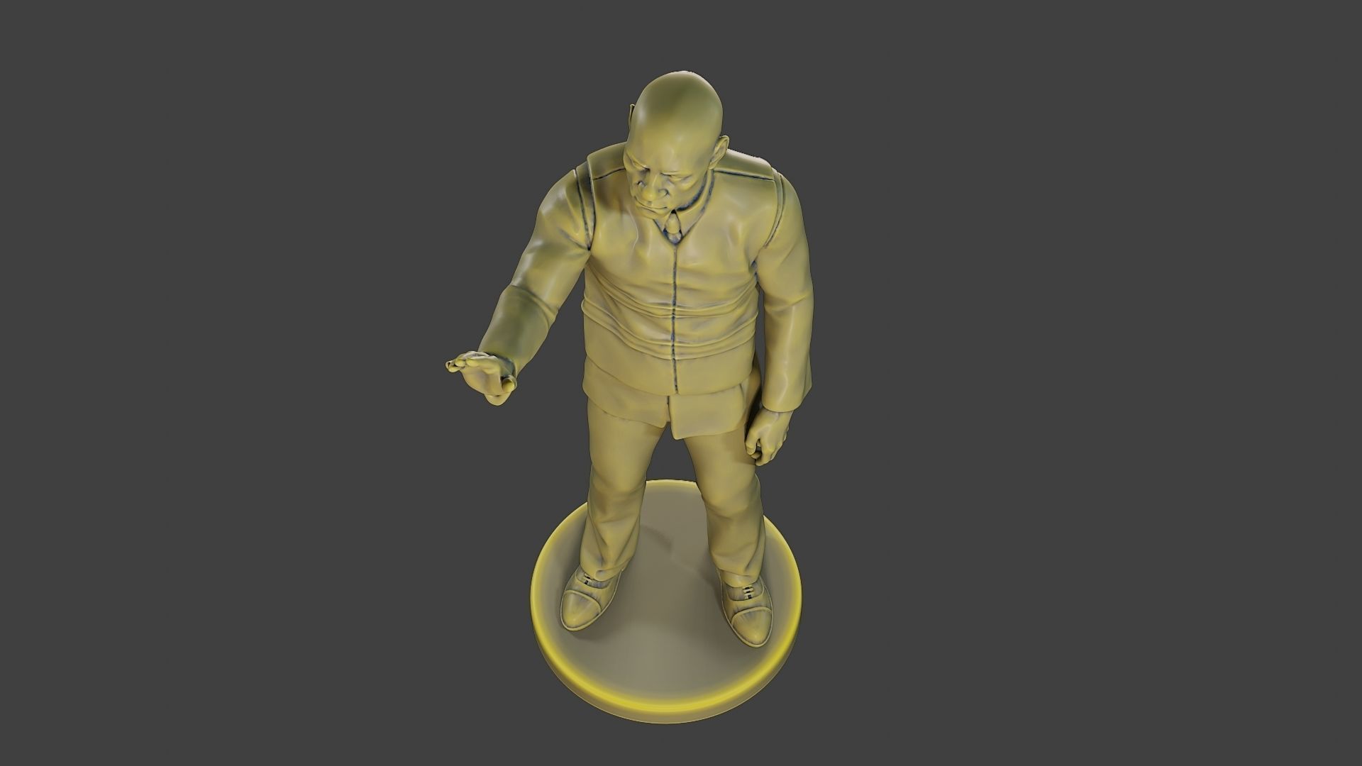 Male Security reflective vest MSRV 010 3D print model_14