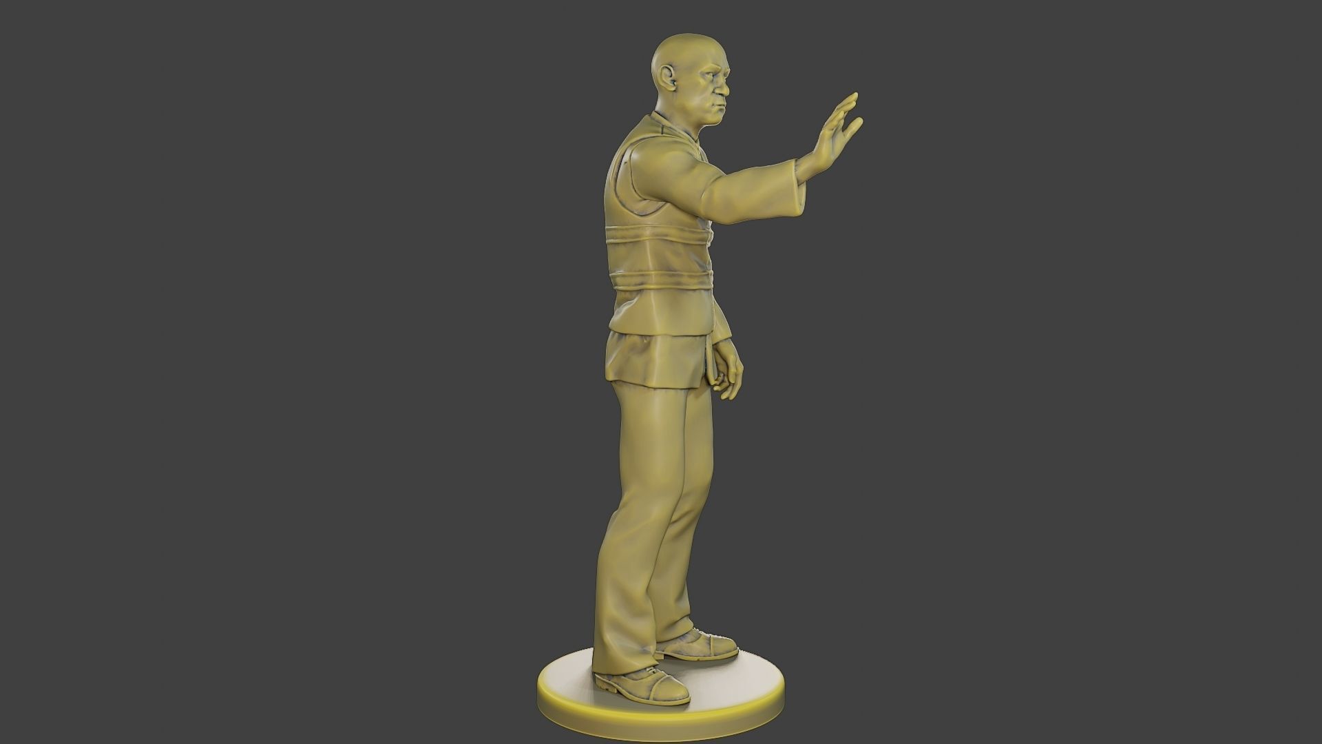 Male Security reflective vest MSRV 010 3D print model_9