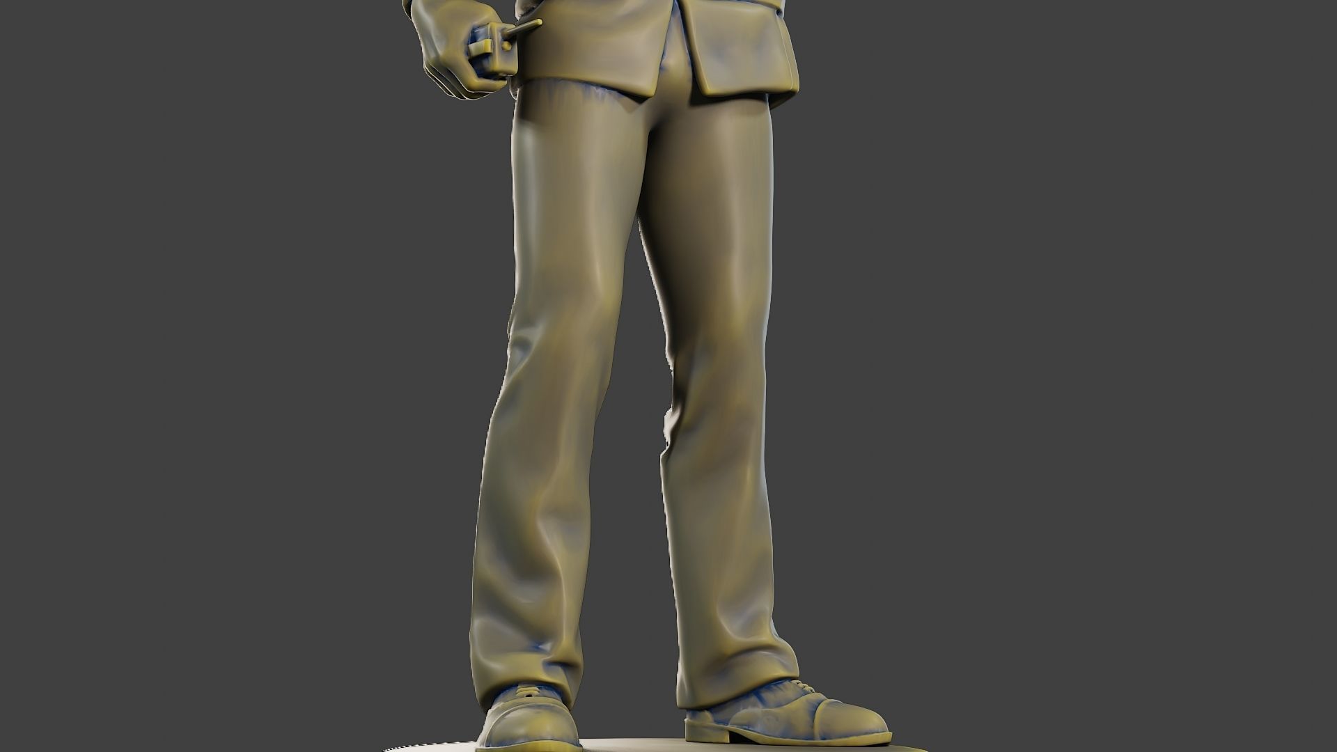 Male Security reflective vest MSRV 011 3D print model_13