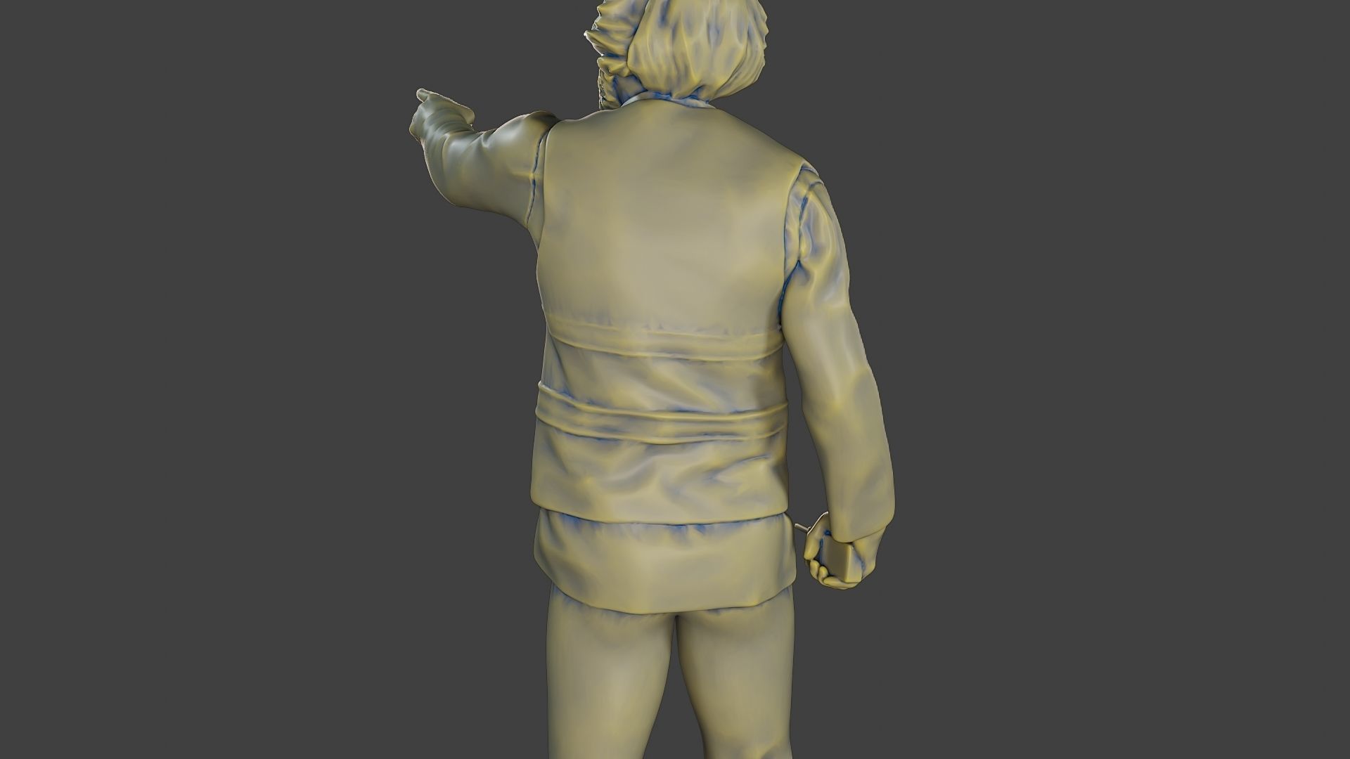 Male Security reflective vest MSRV 011 3D print model_21