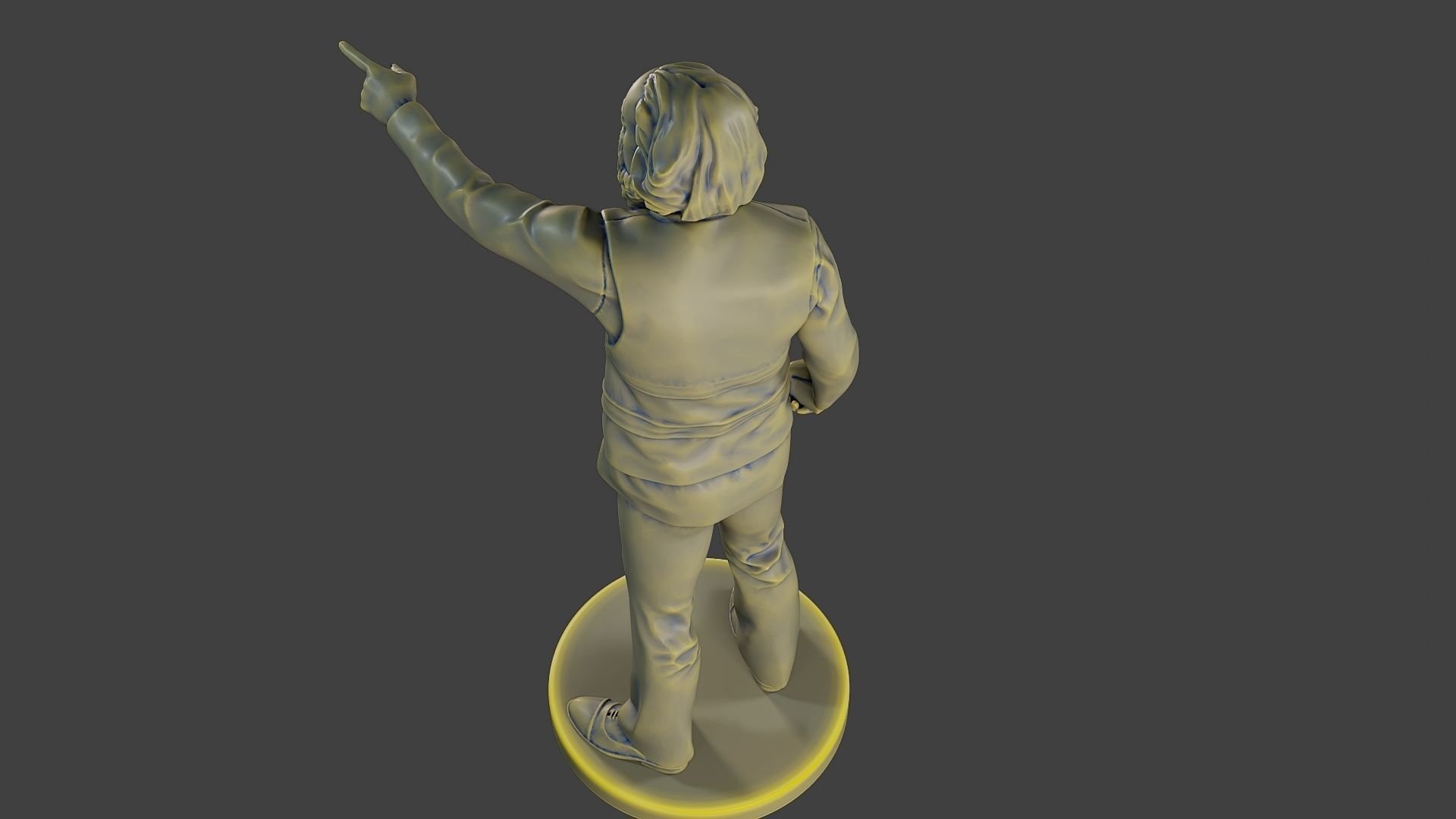 Male Security reflective vest MSRV 011 3D print model_15