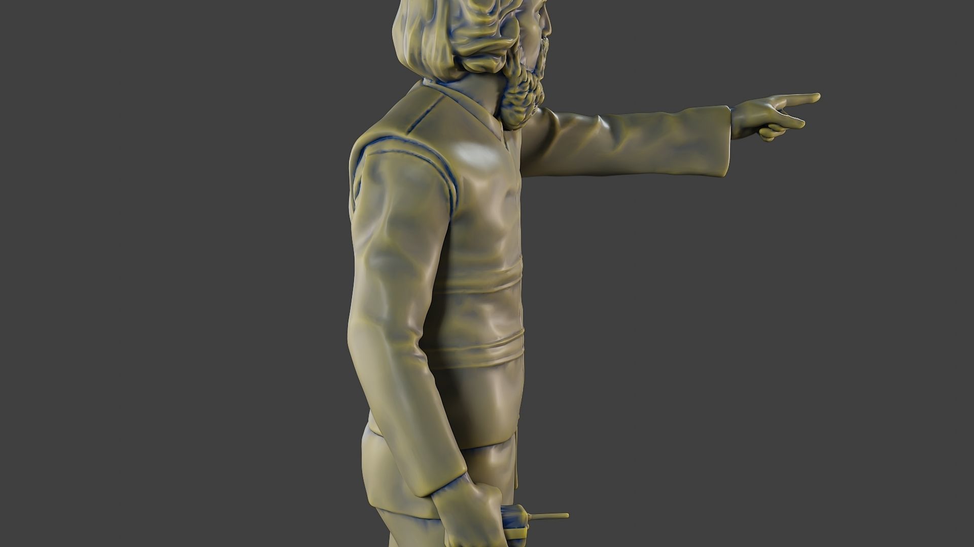 Male Security reflective vest MSRV 011 3D print model_20