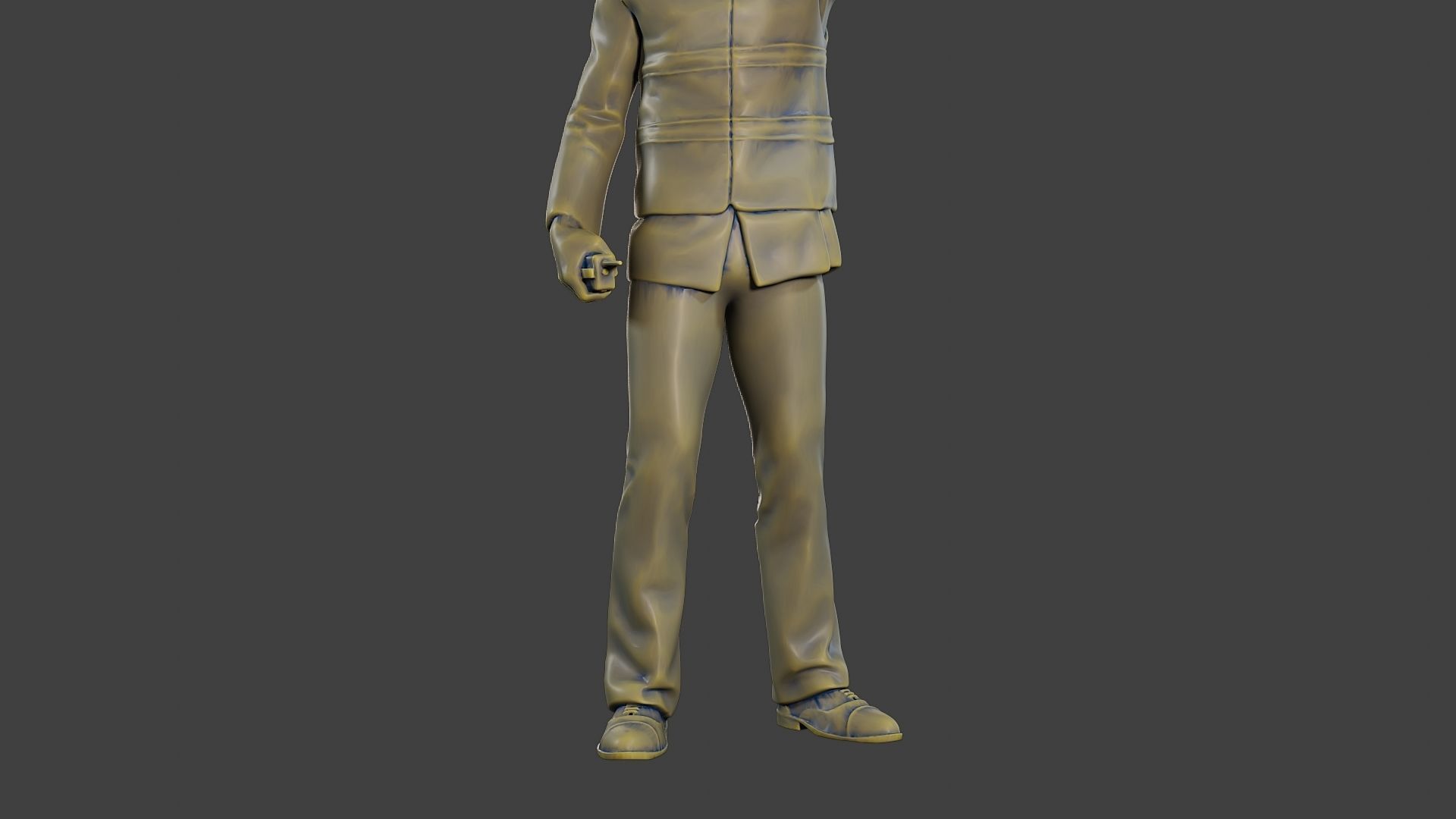 Male Security reflective vest MSRV 011 3D print model_28