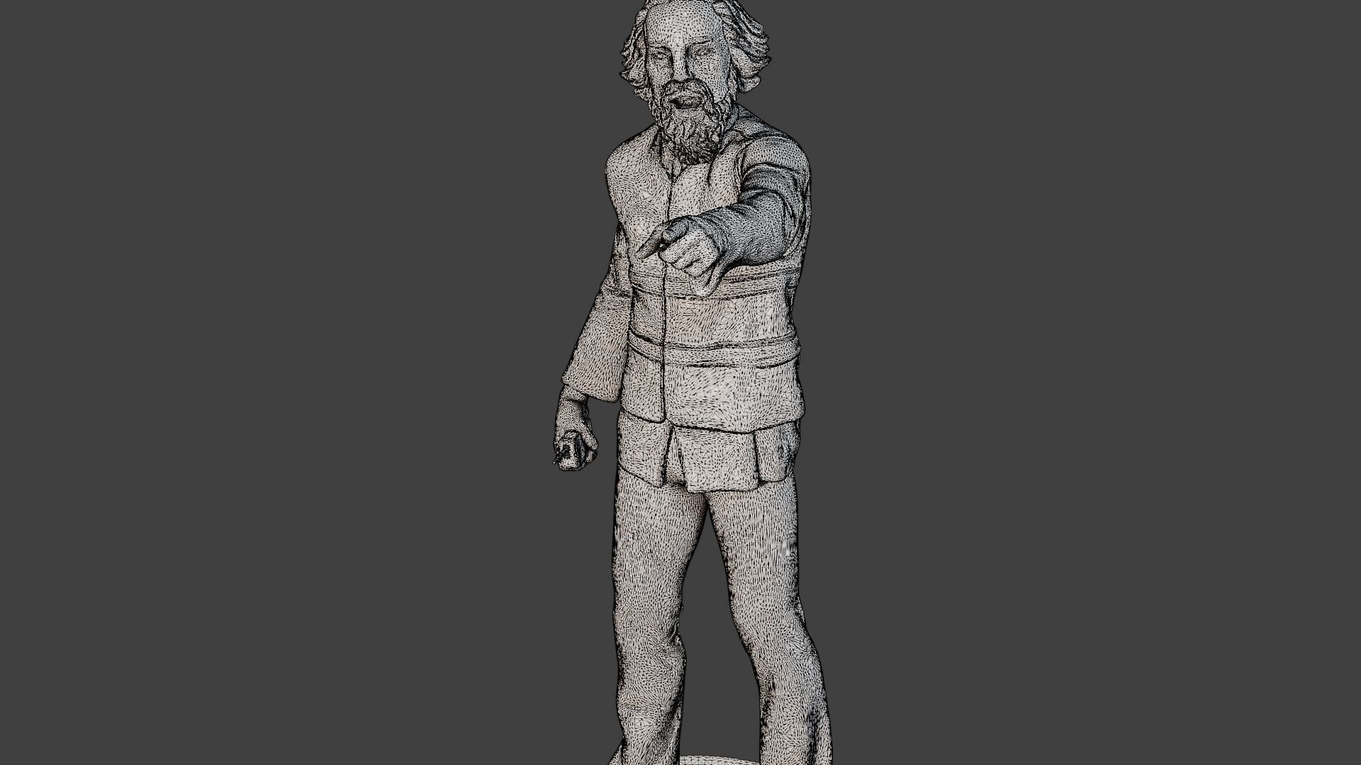 Male Security reflective vest MSRV 011 3D print model_12