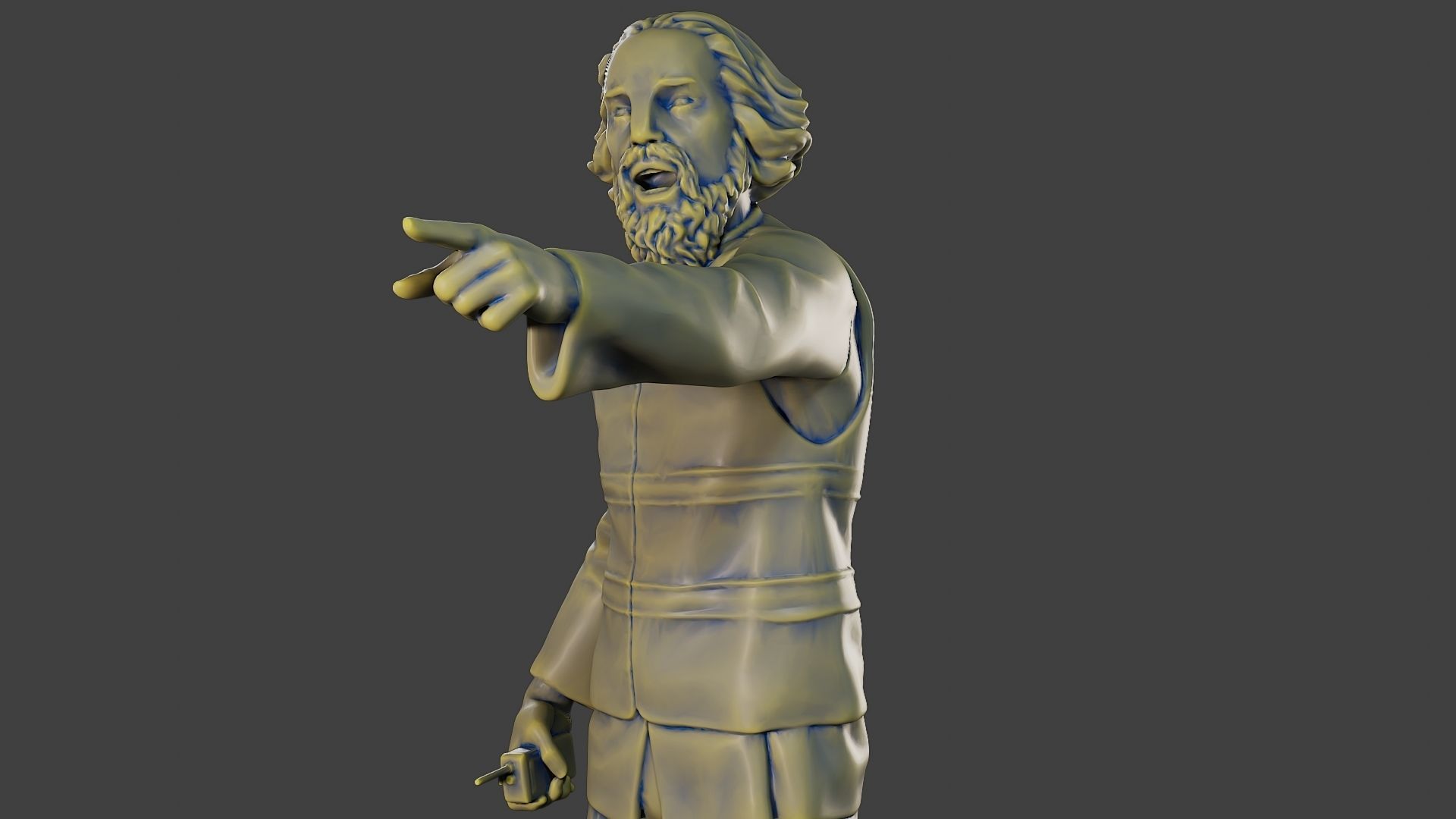 Male Security reflective vest MSRV 011 3D print model_18