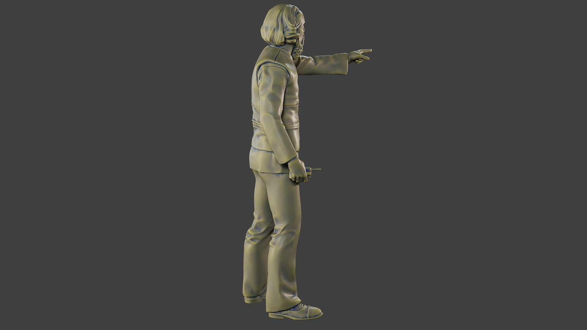 Male Security reflective vest MSRV 011 3D print model_31