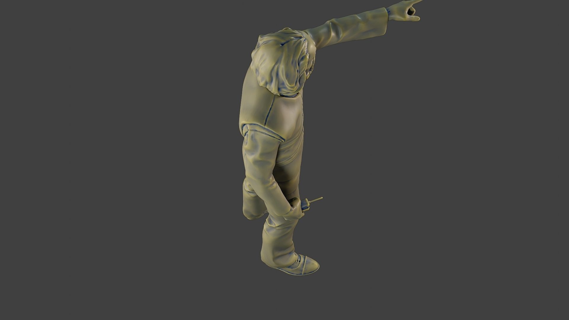 Male Security reflective vest MSRV 011 3D print model_23