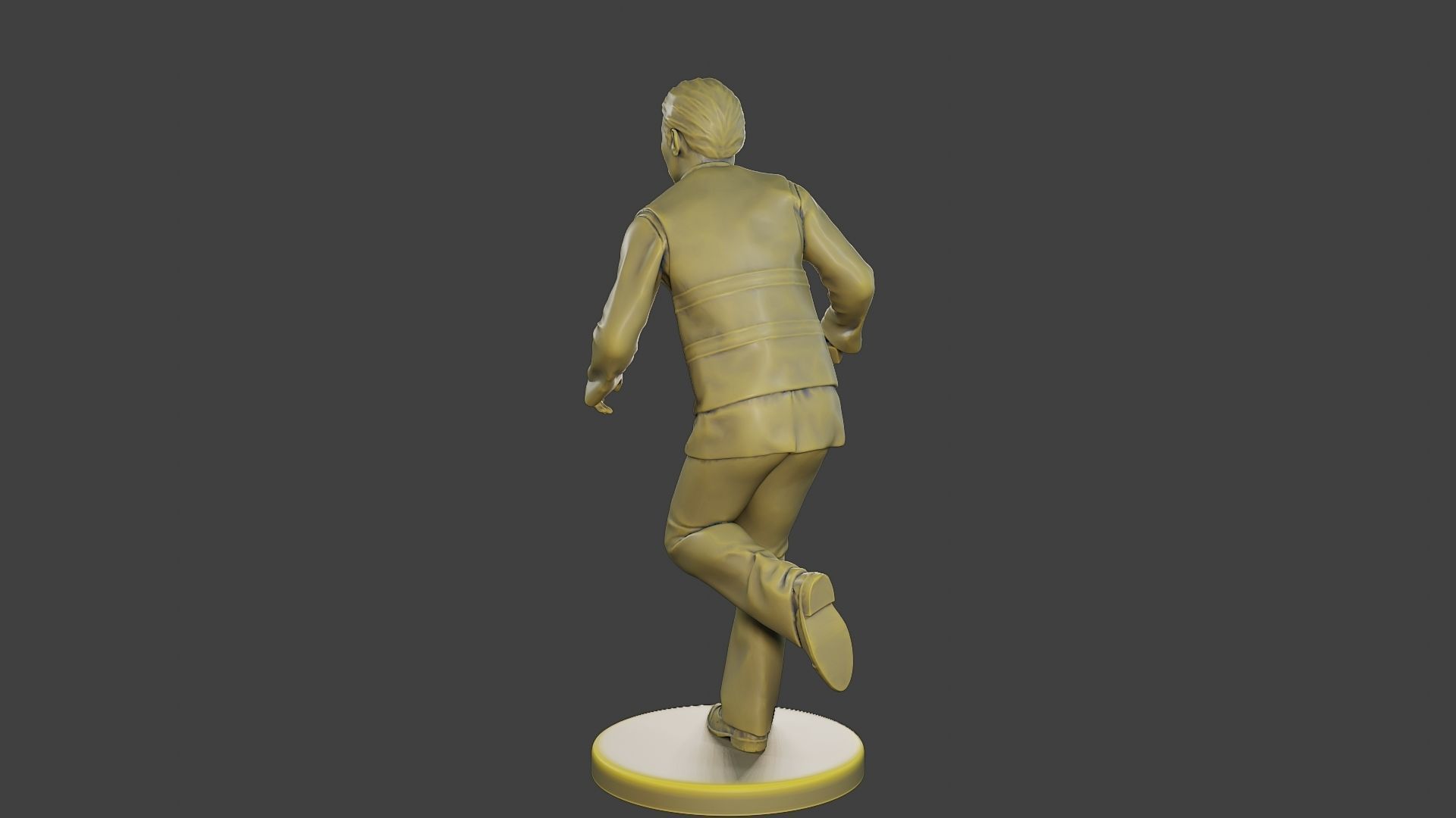 Male Security reflective vest MSRV 012 3D print model_5