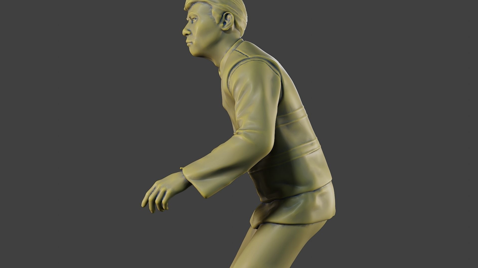 Male Security reflective vest MSRV 012 3D print model_17