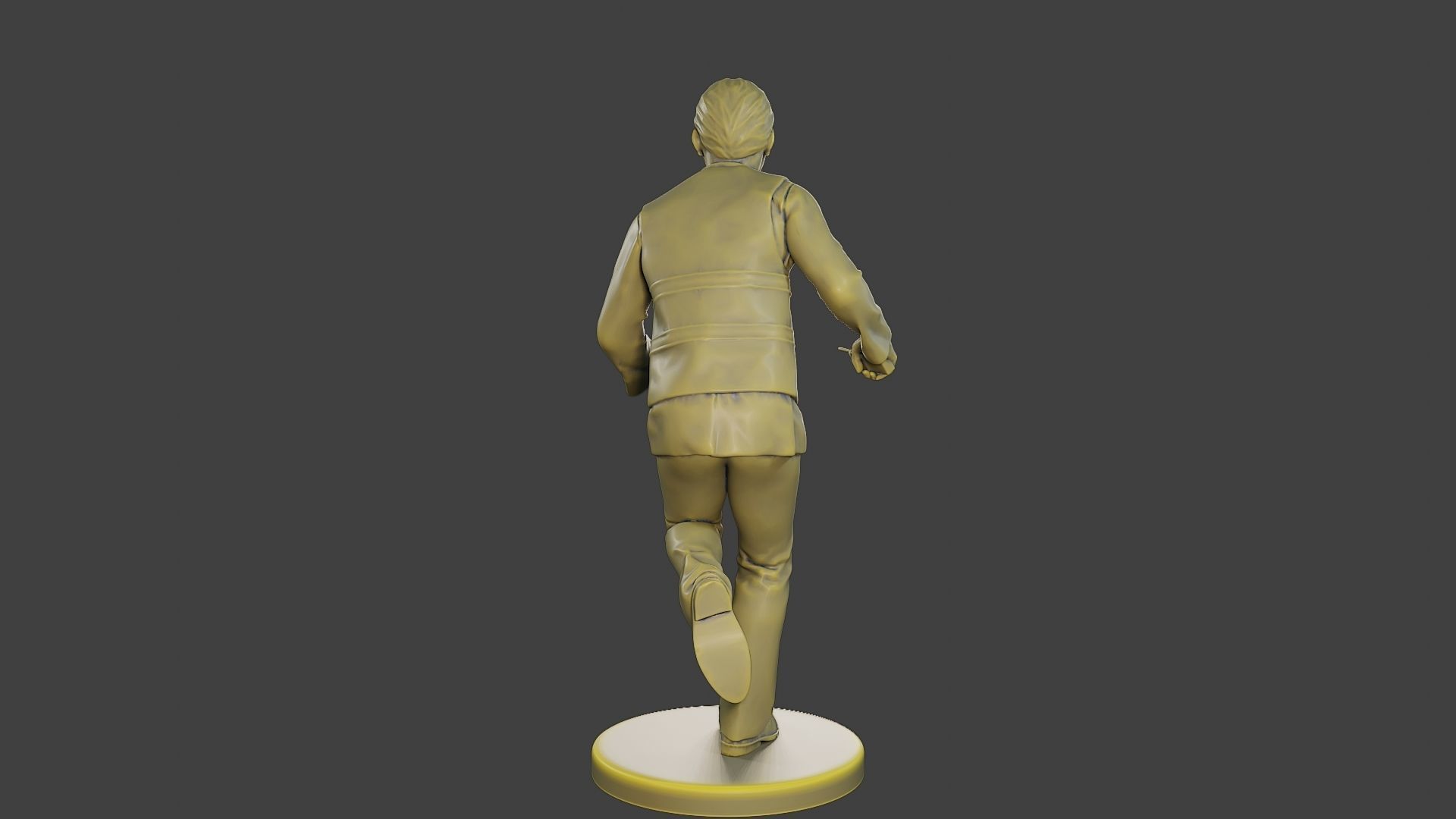 Male Security reflective vest MSRV 012 3D print model_6