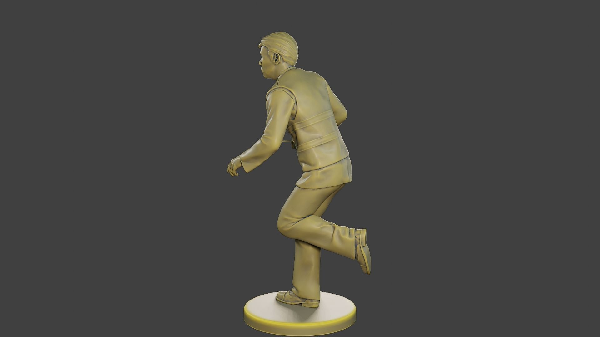 Male Security reflective vest MSRV 012 3D print model_4