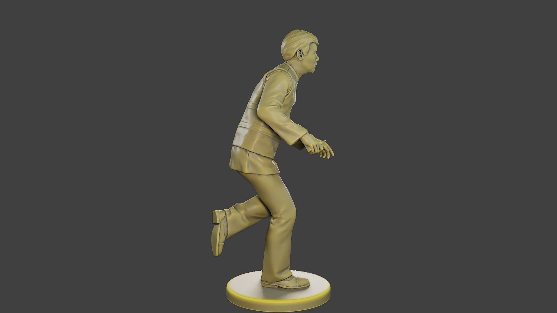 Male Security reflective vest MSRV 012 3D print model_8