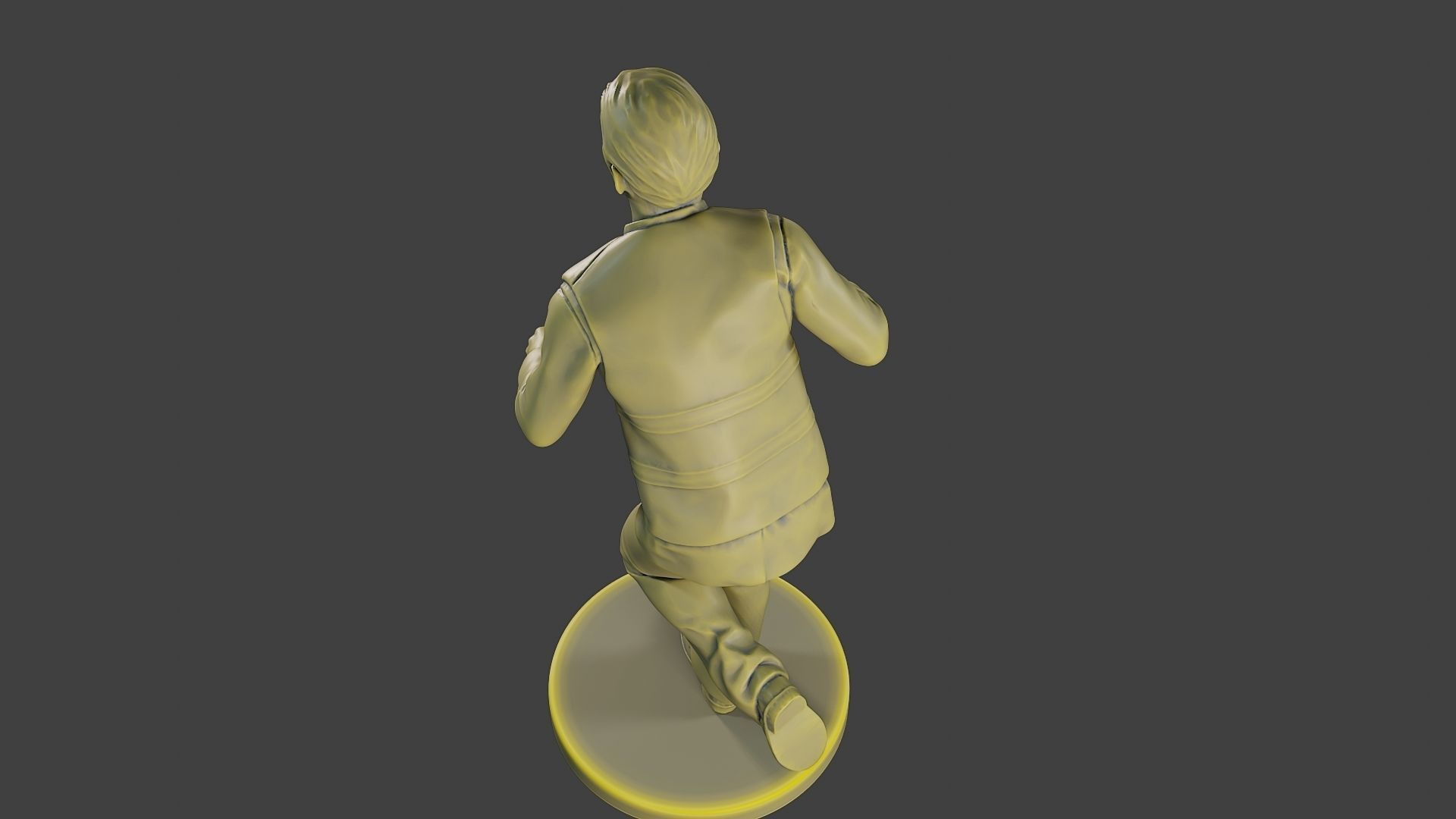 Male Security reflective vest MSRV 012 3D print model_15