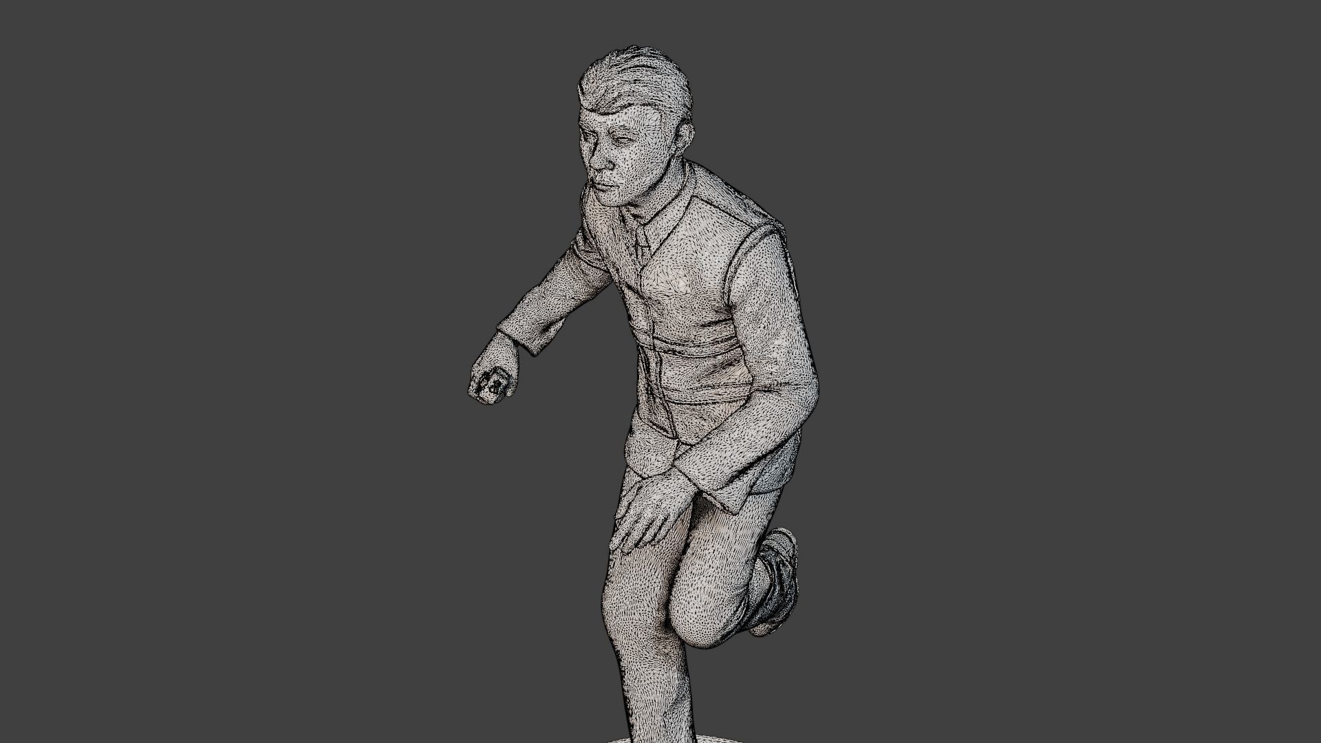 Male Security reflective vest MSRV 012 3D print model_12