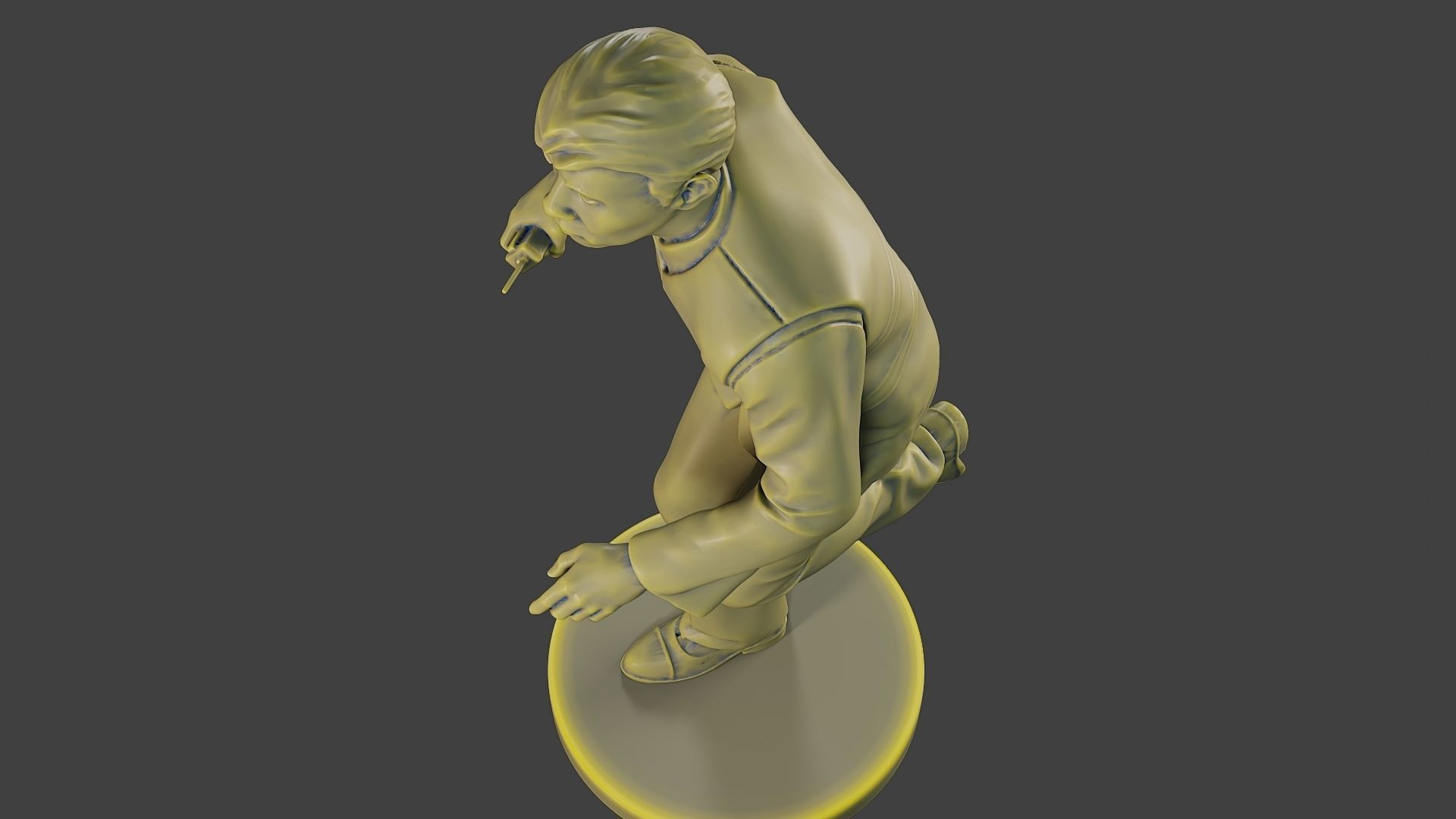 Male Security reflective vest MSRV 012 3D print model_16