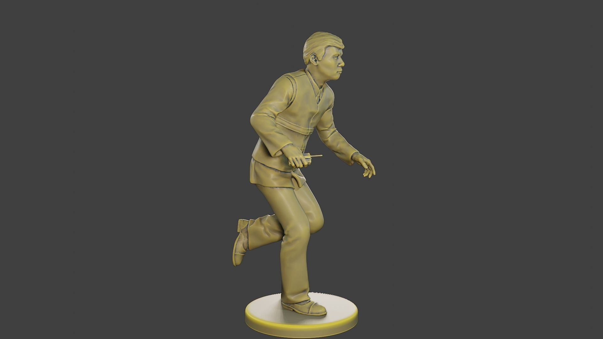 Male Security reflective vest MSRV 012 3D print model_9