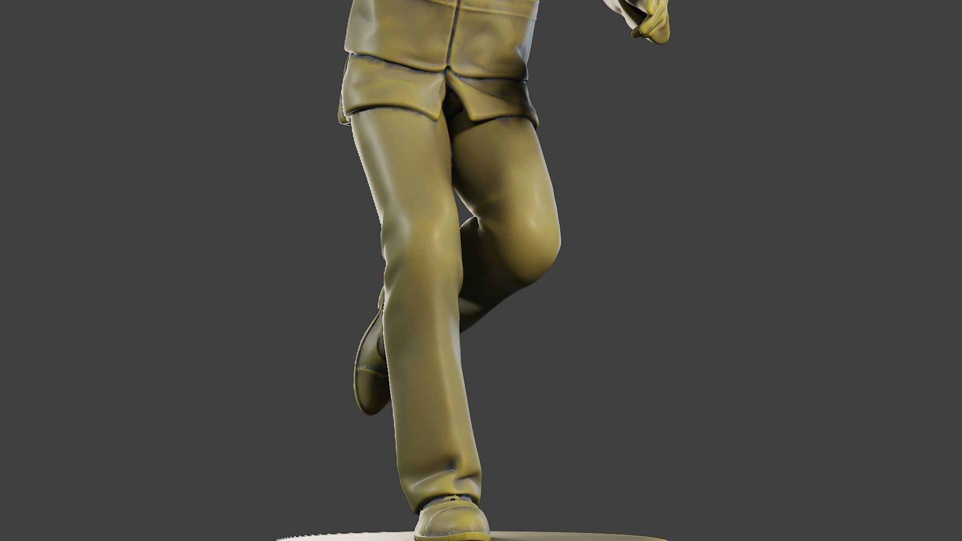 Male Security reflective vest MSRV 012 3D print model_13