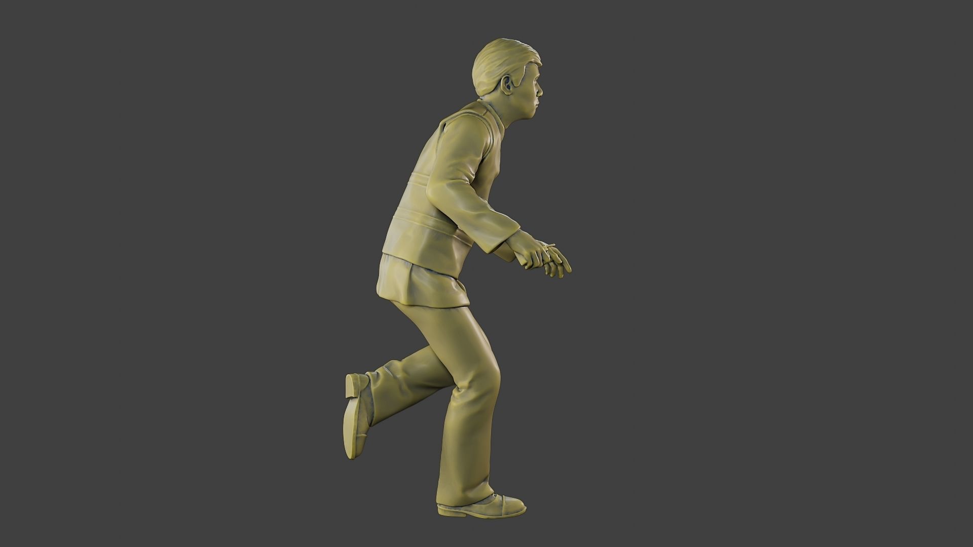 Male Security reflective vest MSRV 012 3D print model_31