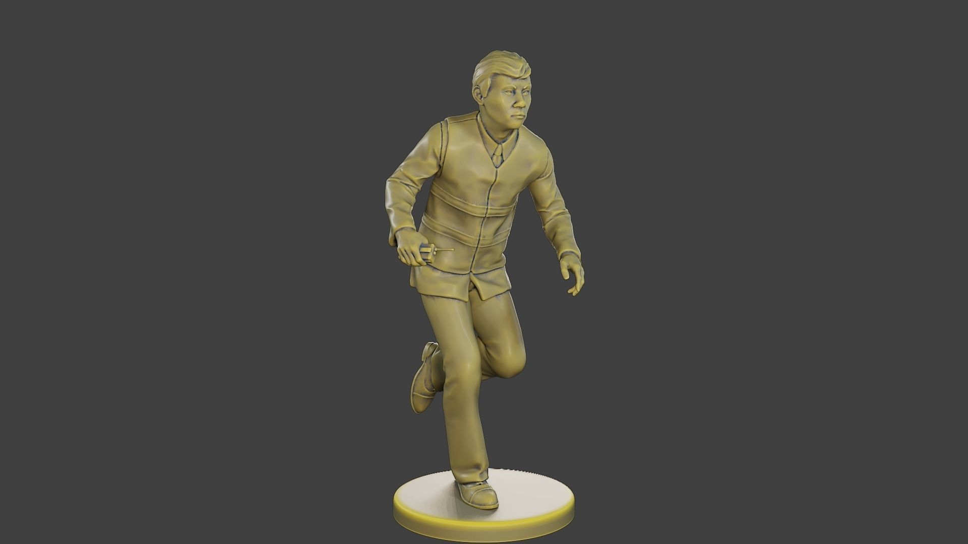 Male Security reflective vest MSRV 012 3D print model_10