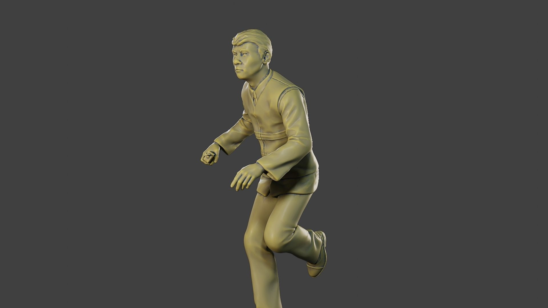 Male Security reflective vest MSRV 012 3D print model_27