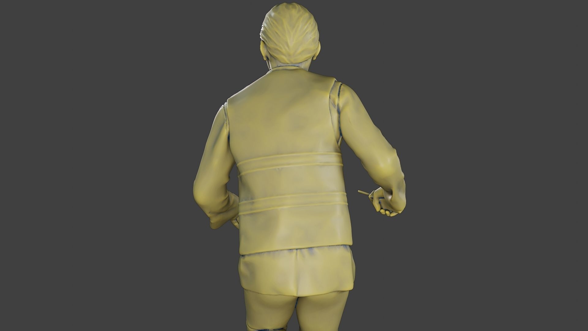 Male Security reflective vest MSRV 012 3D print model_21