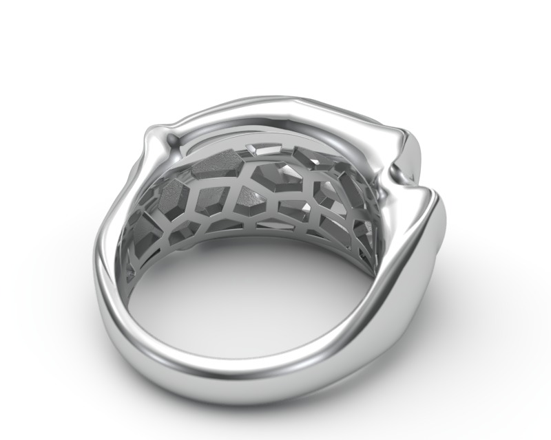 Star Ring 3D print model_2