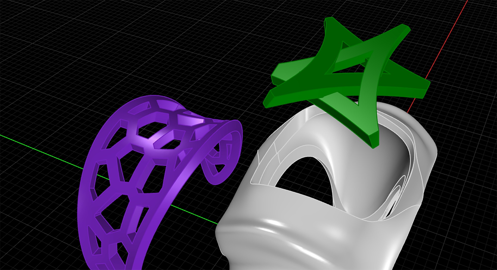 Star Ring 3D print model_18