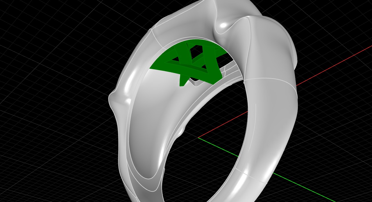 Star Ring 3D print model_10