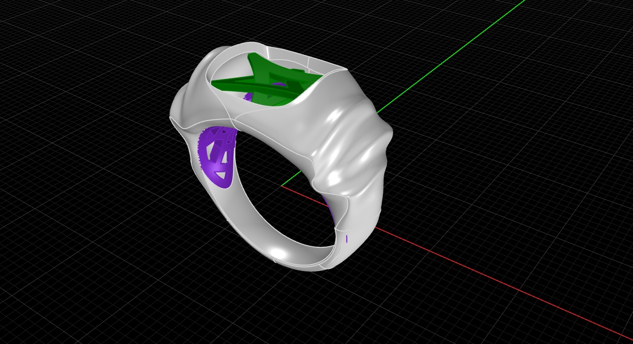 Star Ring 3D print model_4