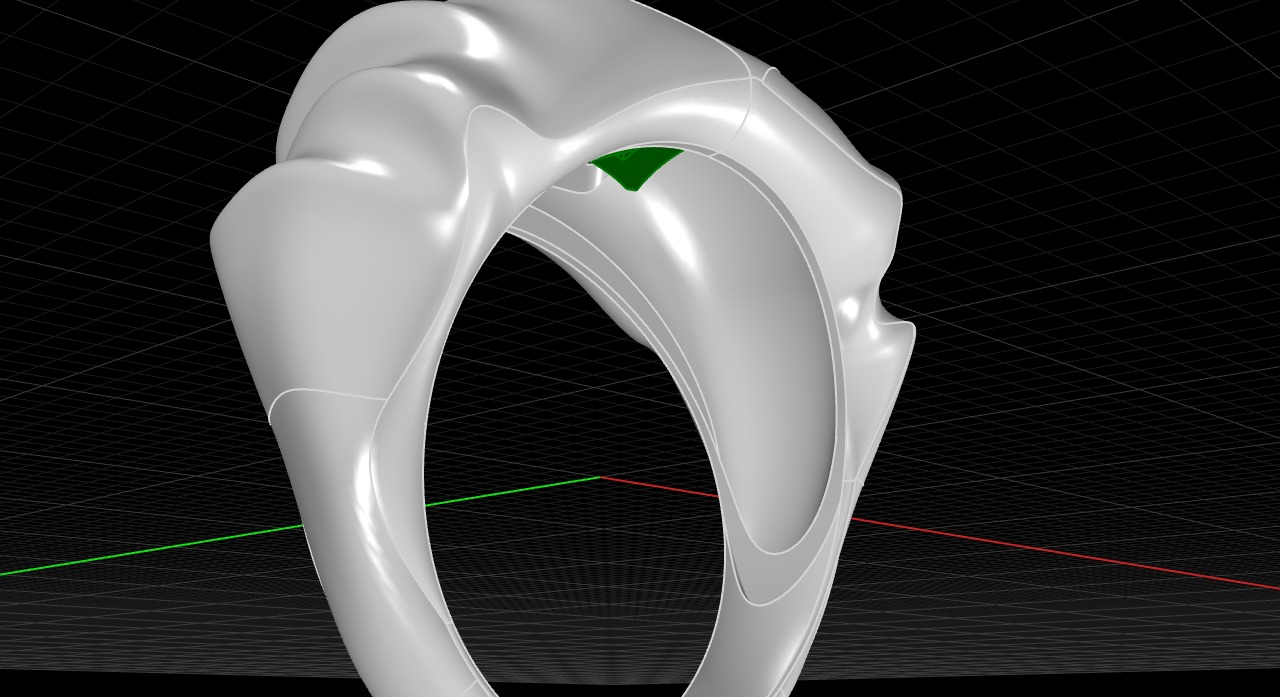 Star Ring 3D print model_9