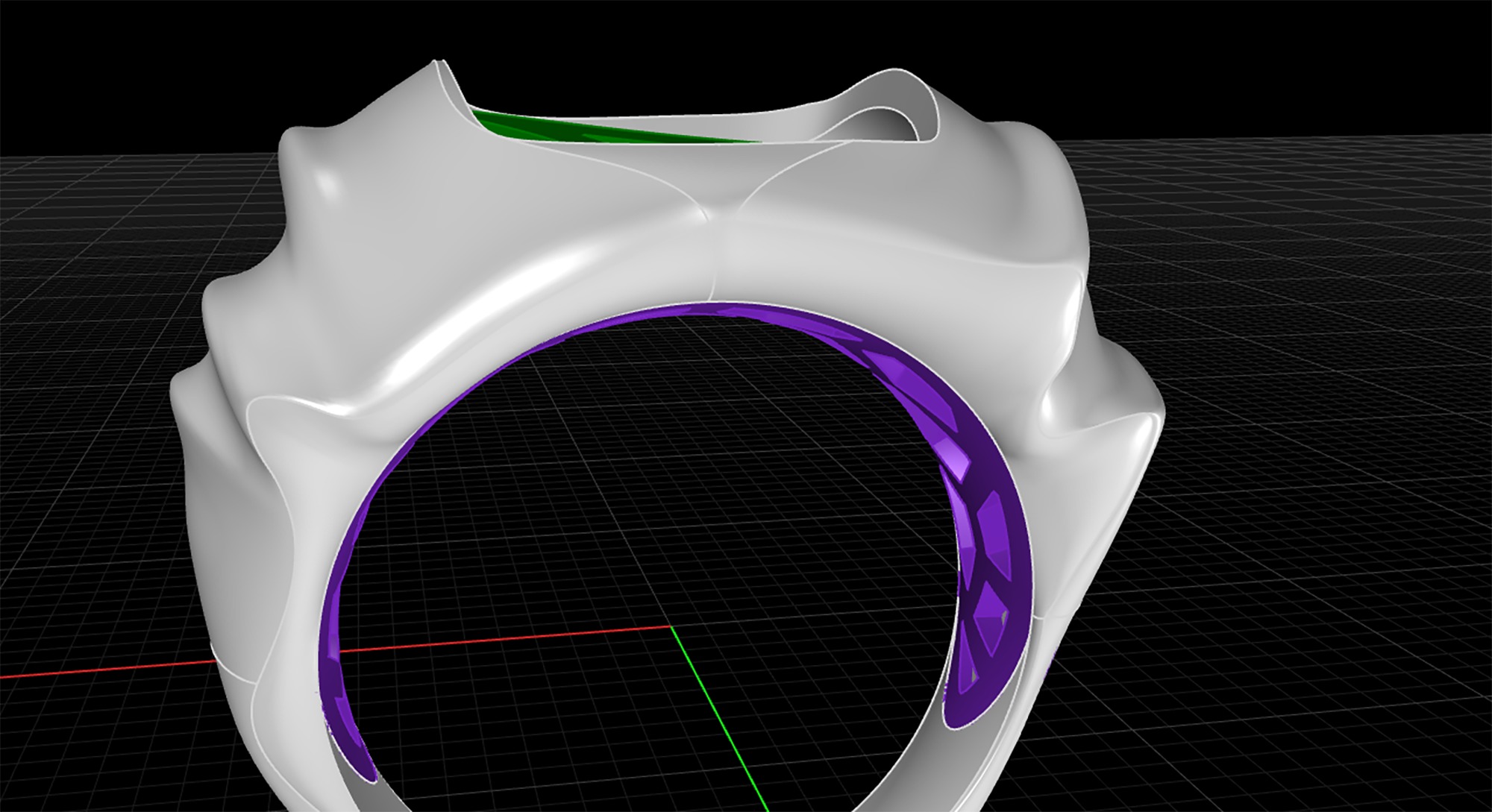 Star Ring 3D print model_12