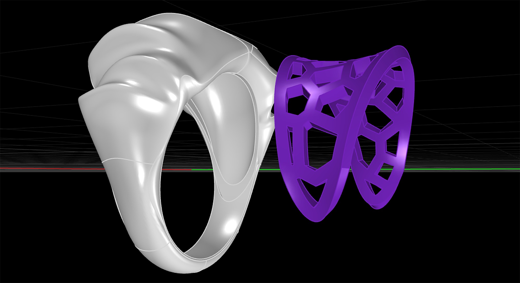 Star Ring 3D print model_17